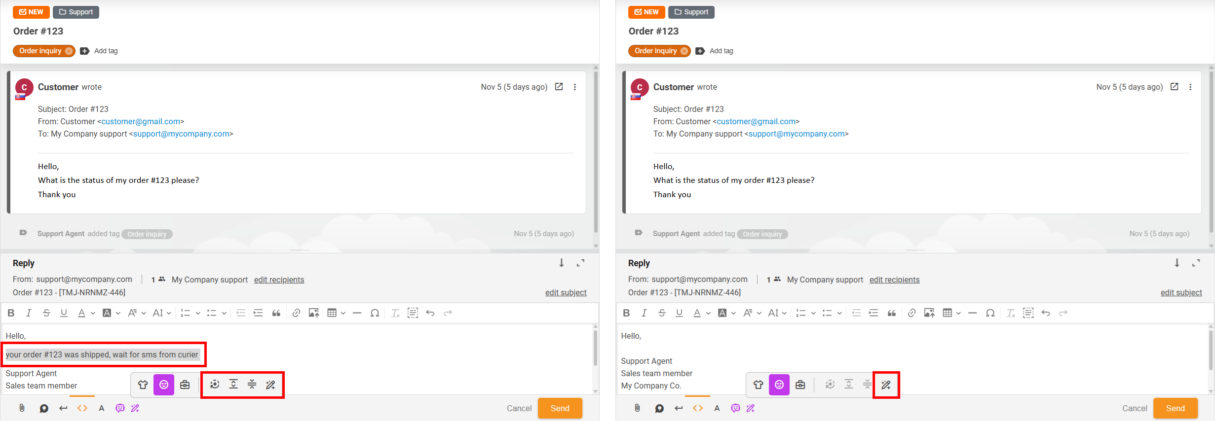 Τρόποι χρήσης AI Answer Improver