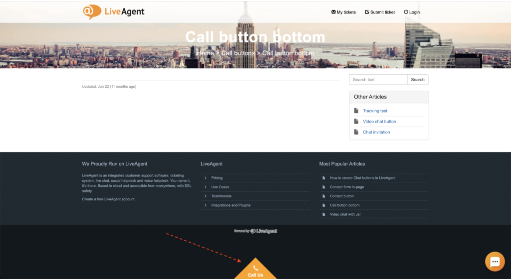 Ενεργό κουμπί κλήσης