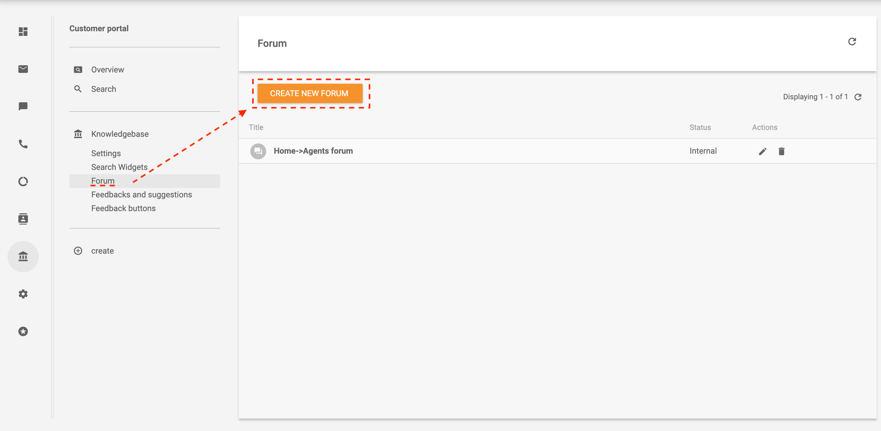 Δημιουργία φόρουμ στο LiveAgent