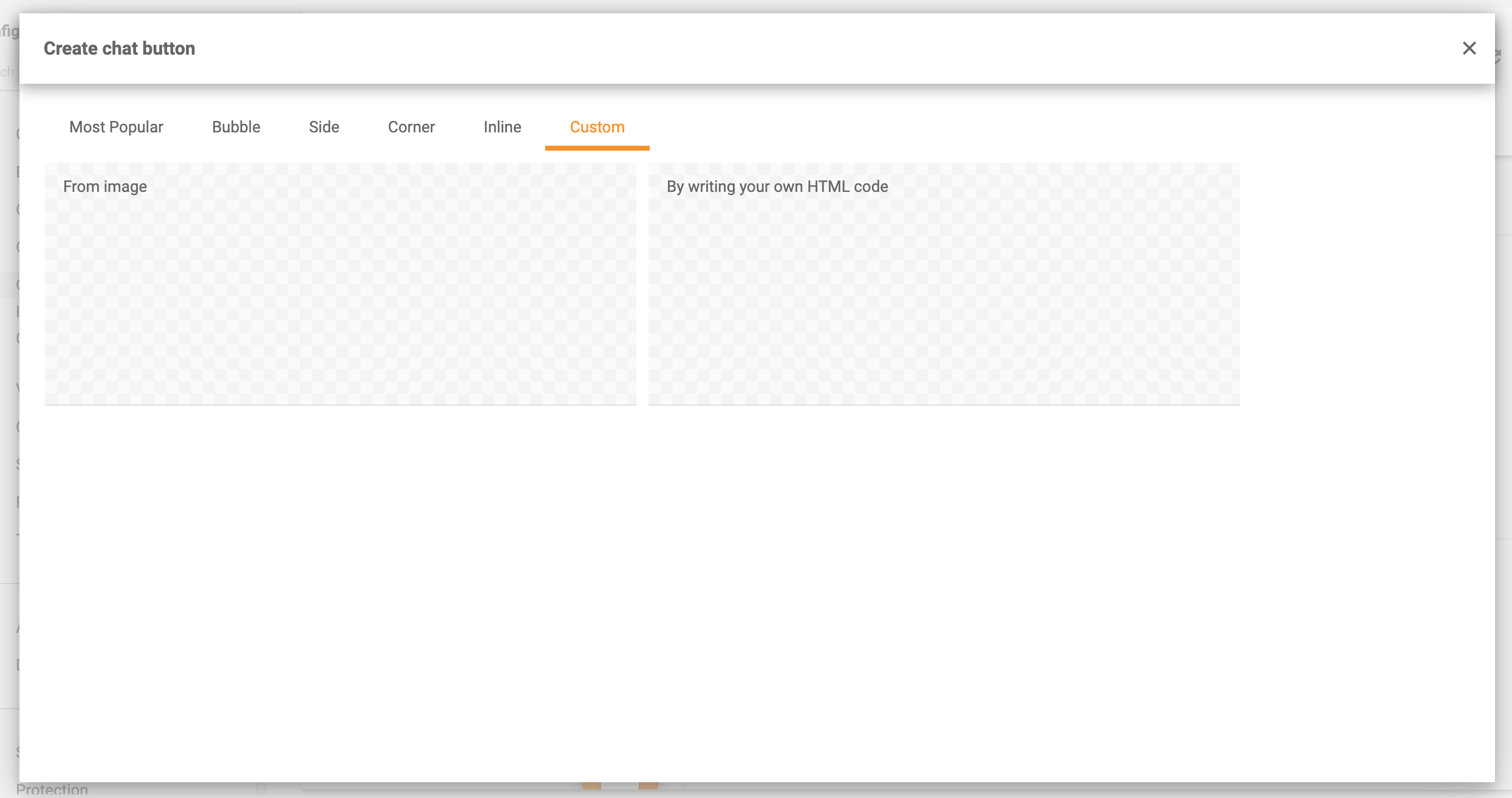 Προσαρμοσμένα κουμπιά Chat