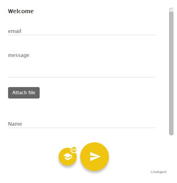 Σκοτεινό στυλ φόρμας επικοινωνίας