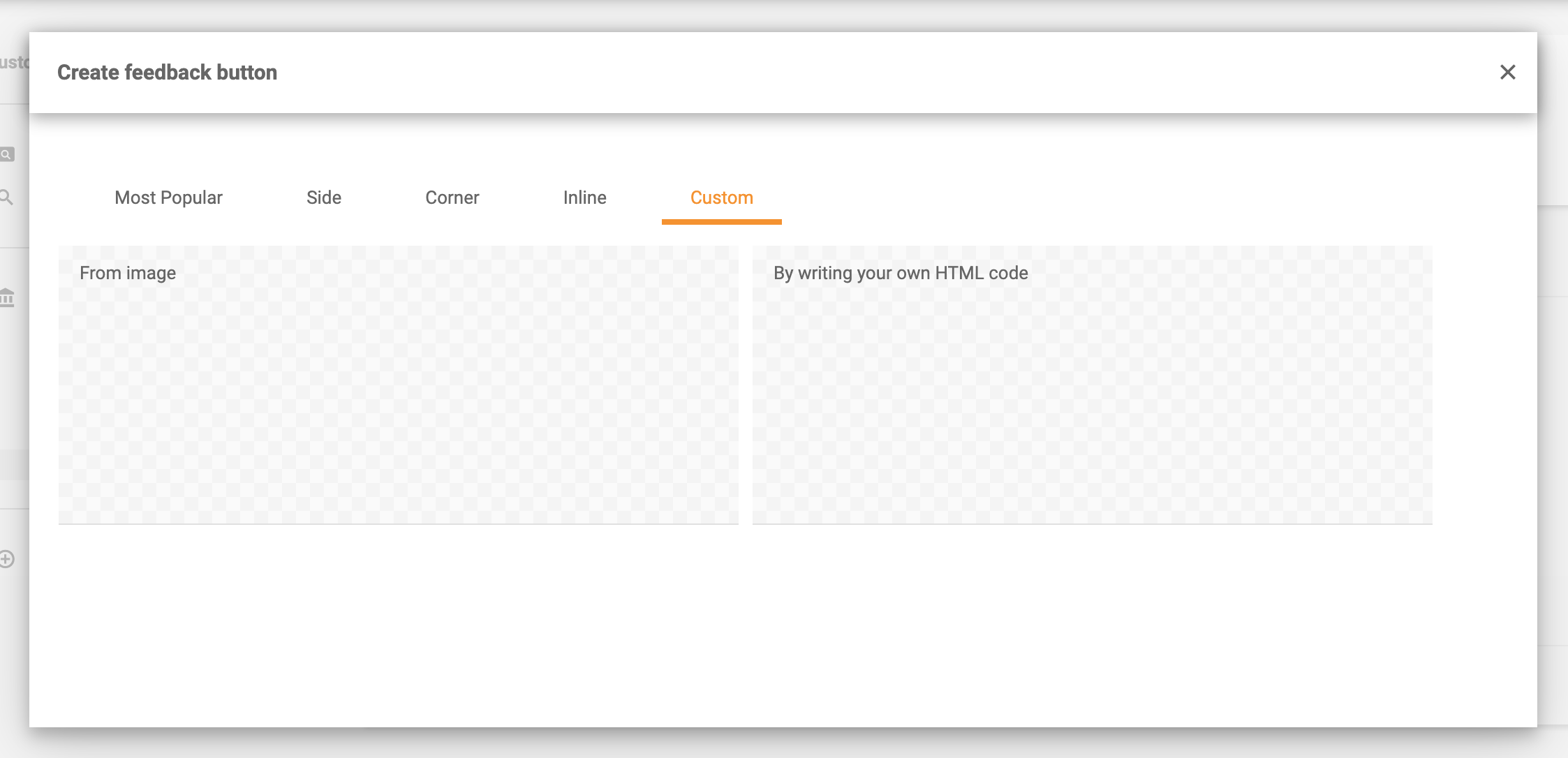 Προσαρμοσμένα κουμπιά ανατροφοδότησης