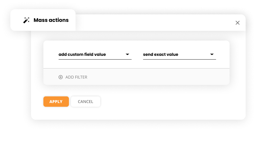 Μαζικές ενέργειες mockup
