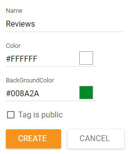 Τροποποίηση ιδιοτήτων ετικετών στο LiveAgent
