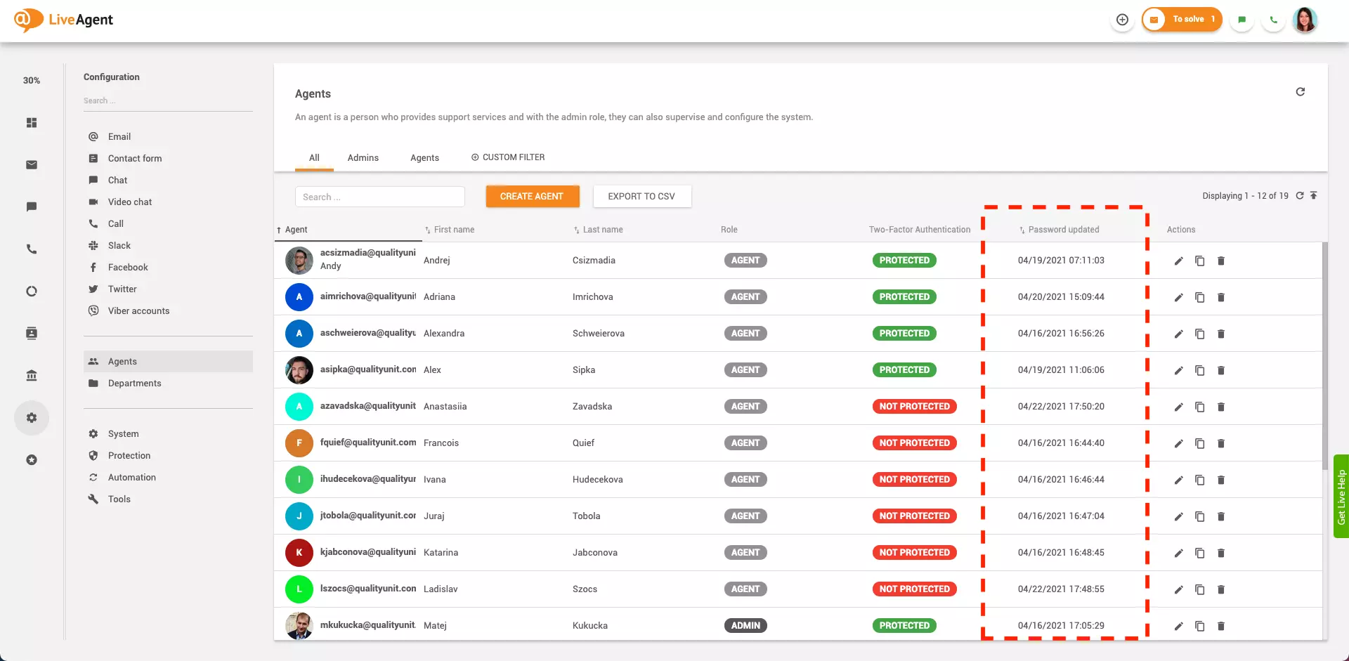 Αρχείο ελέγχου κωδικού πρόσβασης
