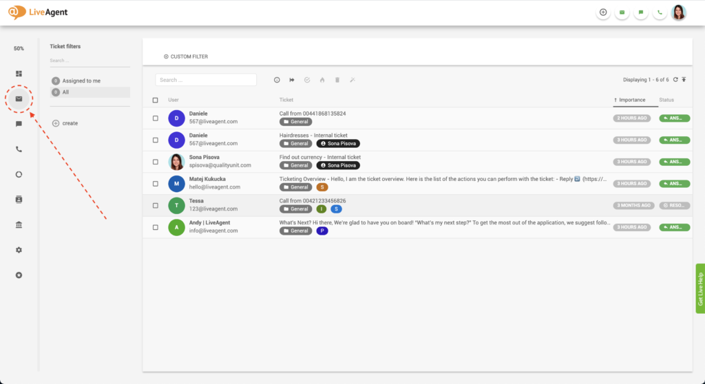 Πίνακας ελέγχου εισιτηρίων