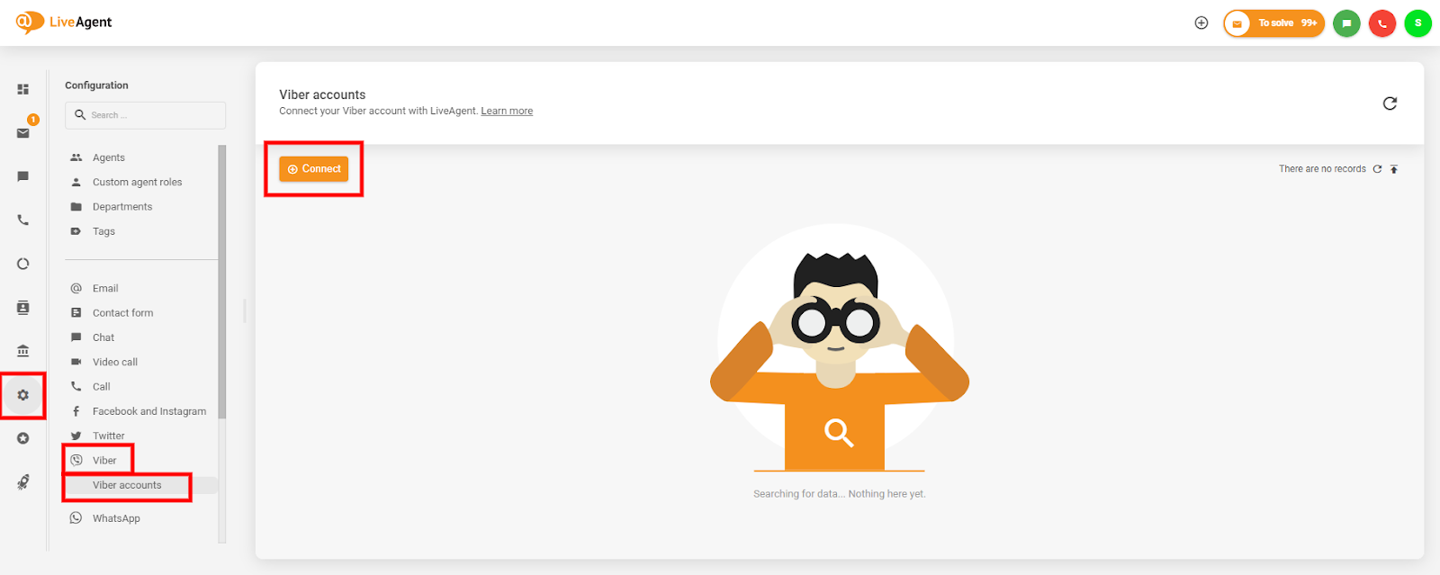 Πώς να βρείτε την ενσωμάτωση Viber στον πίνακα LiveAgent