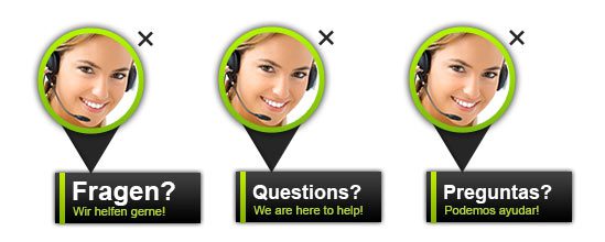 Παράδειγμα πολύγλωσσης υποστήριξης στο LiveAgent