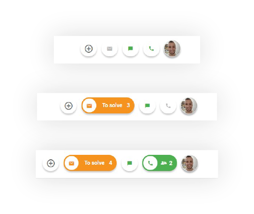 To solve button in LiveAgent