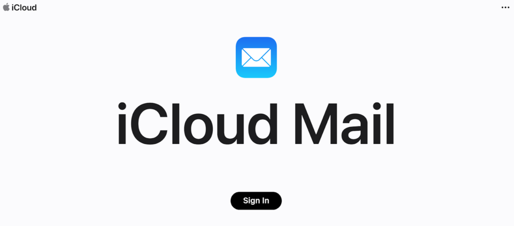 Αρχική σελίδα iCloud Mail