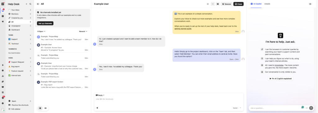 Λογισμικό εξυπηρέτησης πελατών Intercom