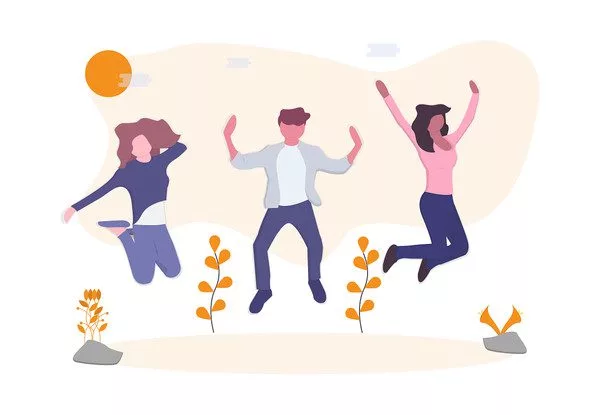 Ευχαριστημένοι πελάτες με υποστήριξη ηλεκτρονικού εμπορίου