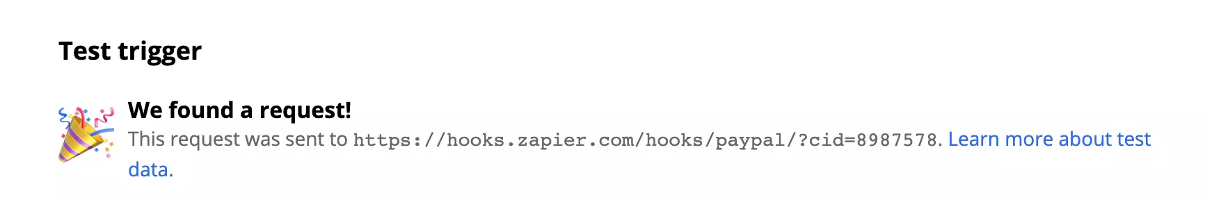 Επιτυχημένη δοκιμή ενεργοποιητή Επιτυχημένης Πώλησης PayPal