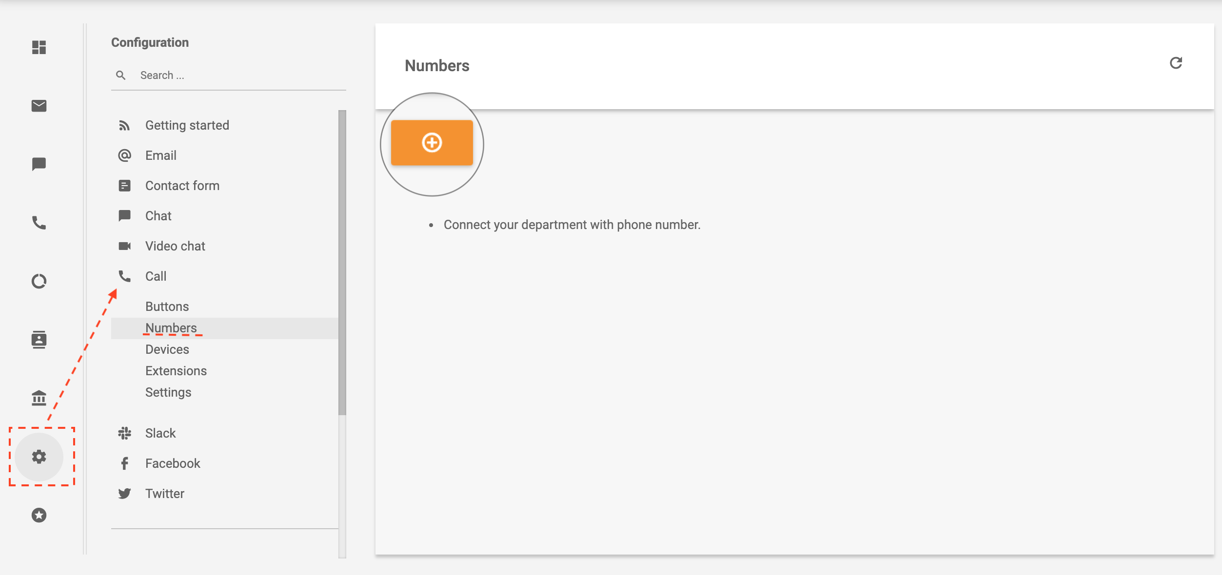 VNet navigation in LiveAgent