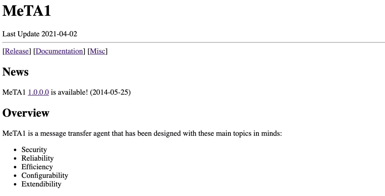 Αρχική σελίδα MeTA1