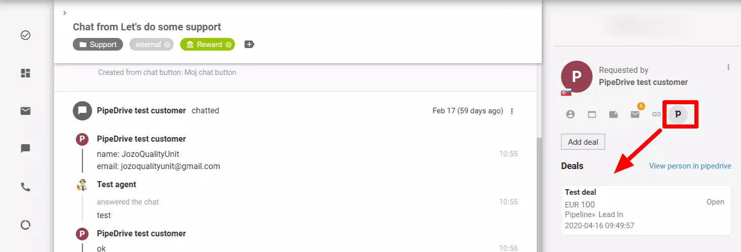 Δυνατότητες ενσωμάτωσης PipeDrive στο LiveAgent