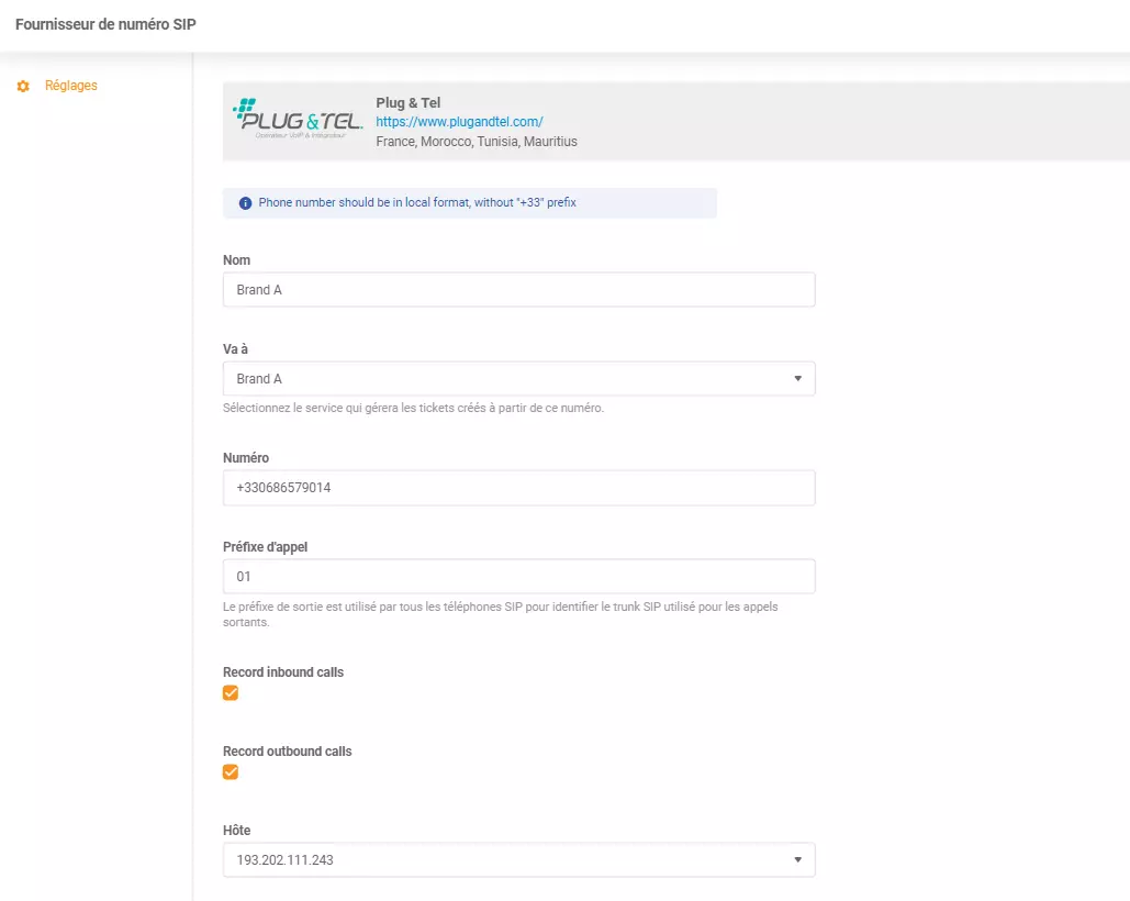Διαπιστευτήρια Plug & Tel