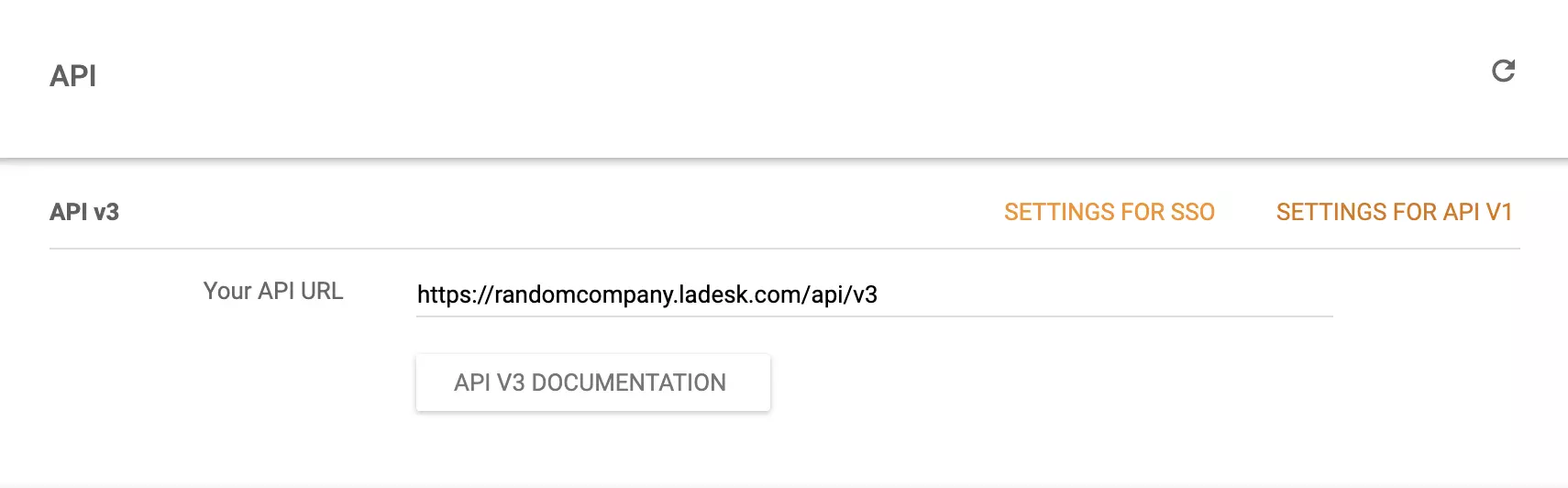 Where to find API V1