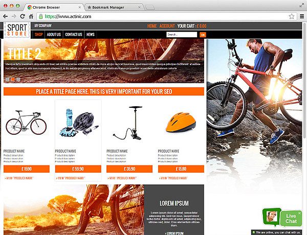 Oxatis LiveAgent livechat integration