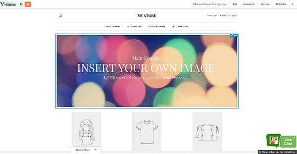 Ενσωμάτωση ζωντανής συνομιλίας Volusion LiveAgent