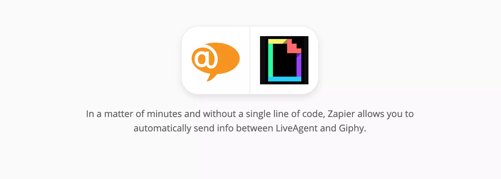 Ενσωμάτωση LiveAgent και Giphy στο Zapier