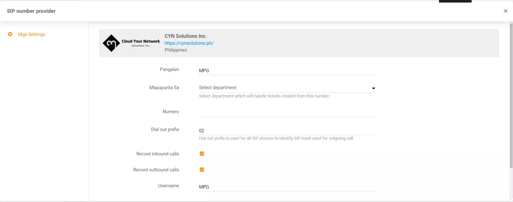 CYN Solutions Inc credentials