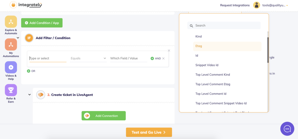 Automation builder για περίπλοκες ροές εργασίας