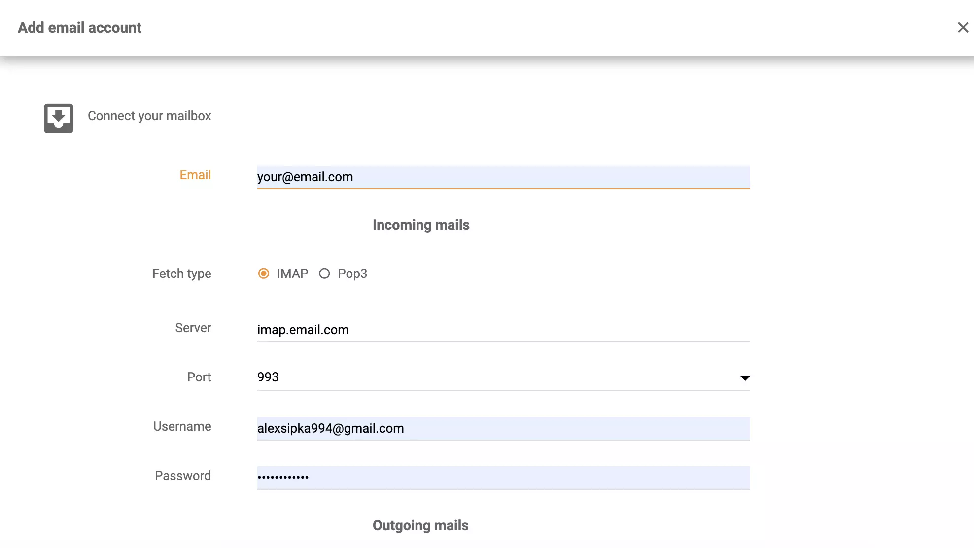 Ρύθμιση IMAP/POP3 Microsoft Server Exchange στο LiveAgent