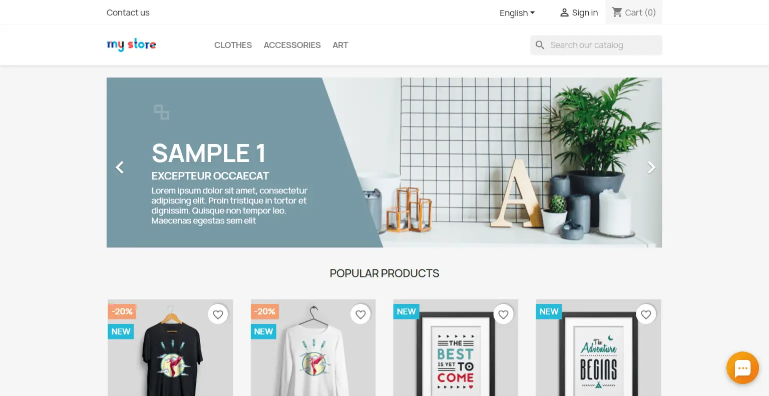 Prestashop LiveAgent integration - Edit theme.js file
