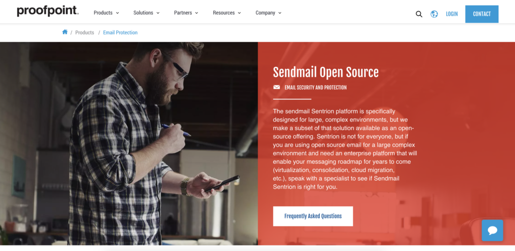 Αρχική σελίδα Sendmail με επιλογή λήψης και πληροφορίες