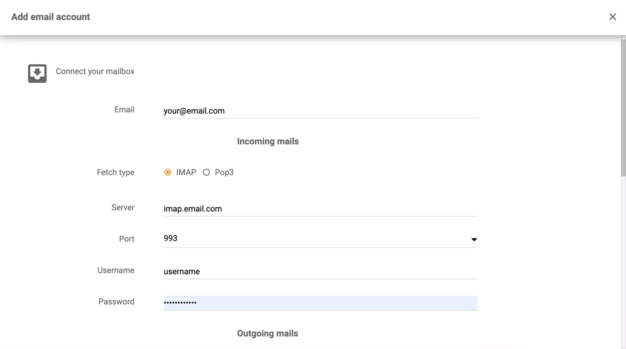 Διαμόρφωση λεπτομερειών Kopano στο LiveAgent