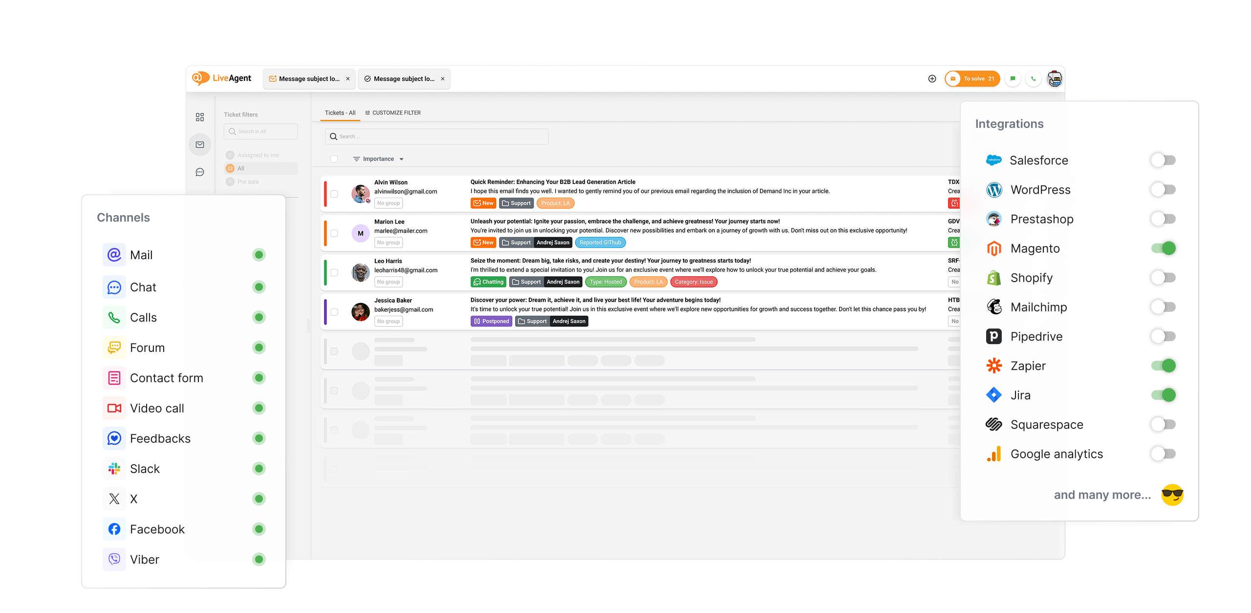 Συνδεθείτε με τους πελάτες σας σε όλα τα κανάλια