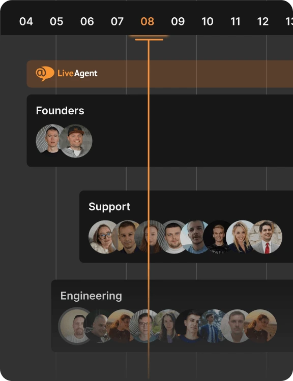 How LiveAgent starts
