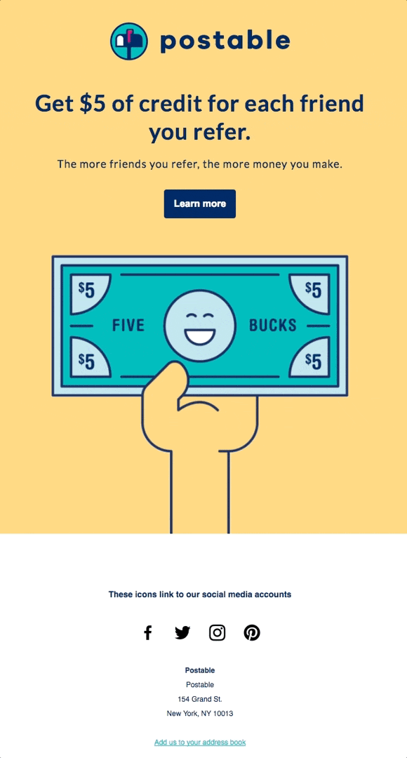 Παράδειγμα προγράμματος referral marketing