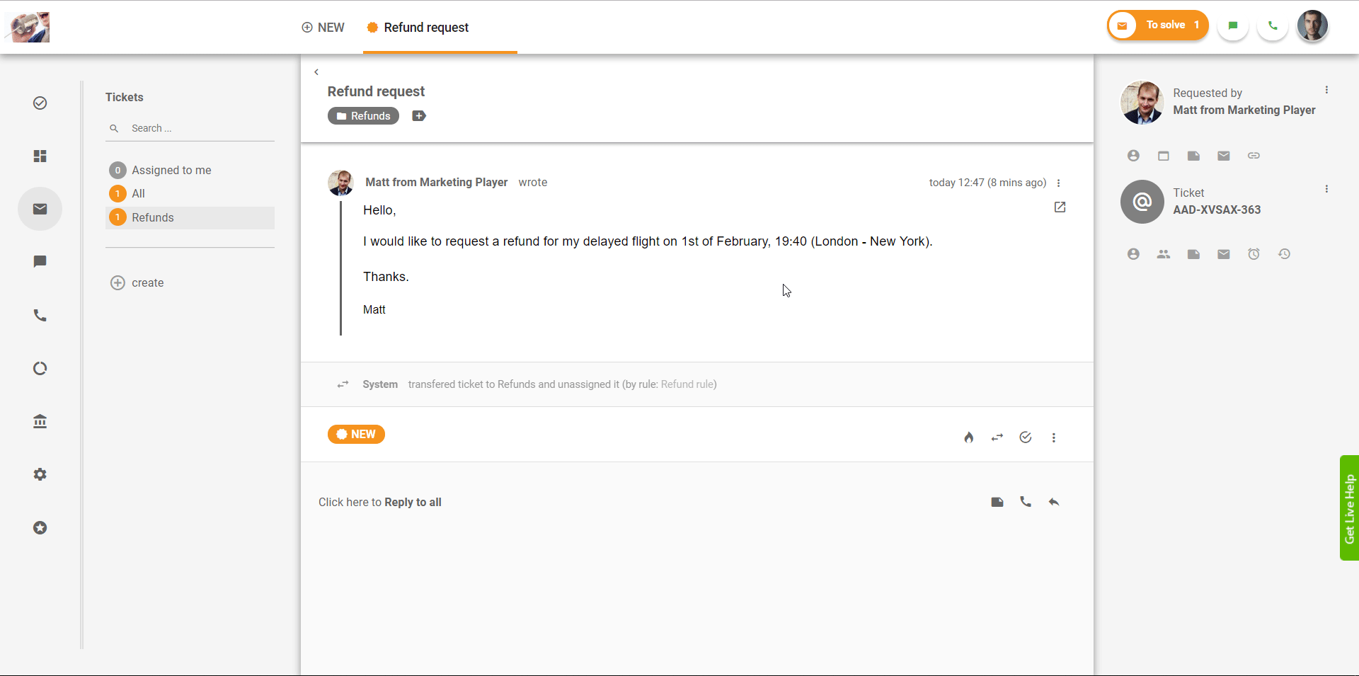 Αποθηκεύστε πρότυπα ως canned απαντήσεις στο LiveAgent